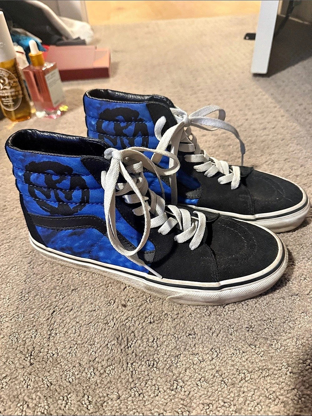Vans Sk8-Hi Blue & Black penny wise High-Top Sneakers